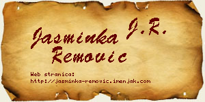 Jasminka Remović vizit kartica